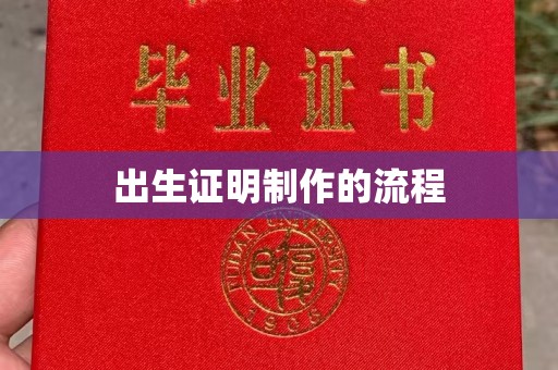 东方出生证明制作的流程