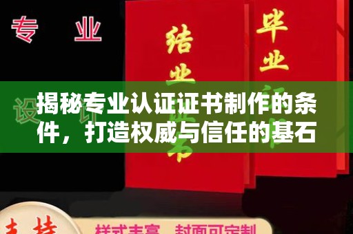 东方揭秘专业认证证书制作的条件，打造权威与信任的基石