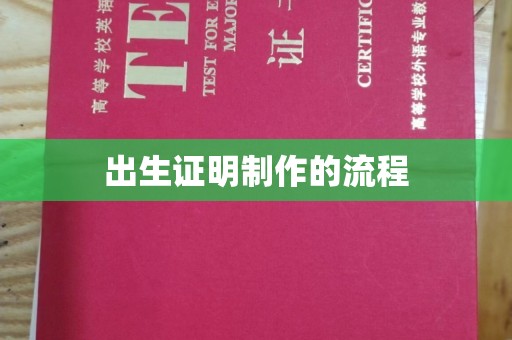 东方出生证明制作的流程